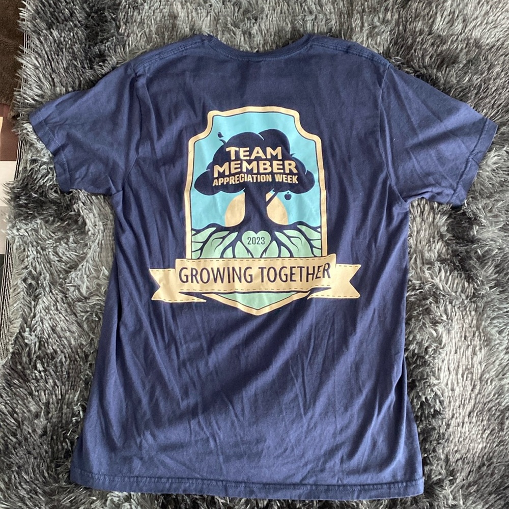WFM TMAW 2023 “Growing Together” navy t-shirt